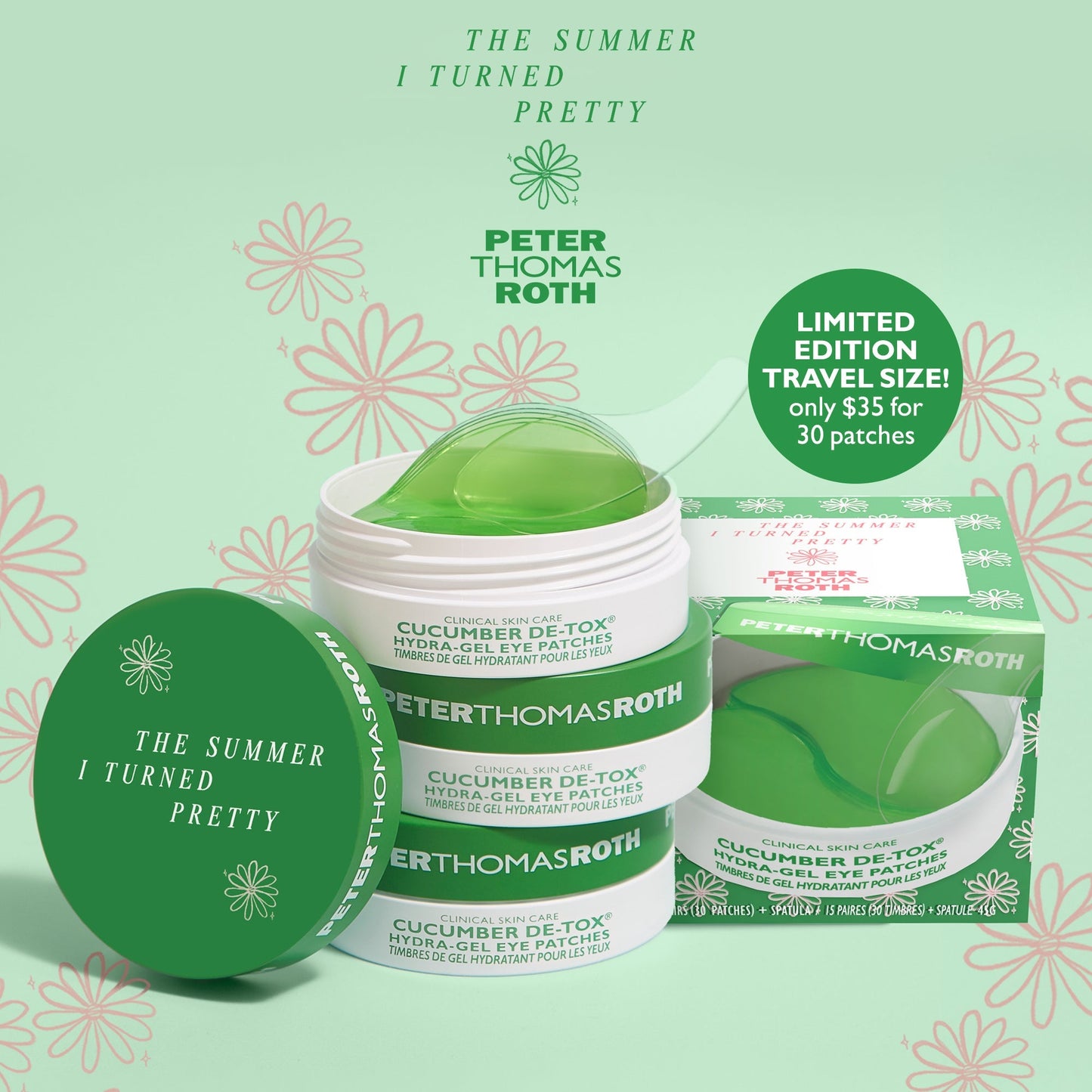 The Summer I Turned Pretty Travel-Size Cucumber De-Tox Hydra-Gel Eye Patches