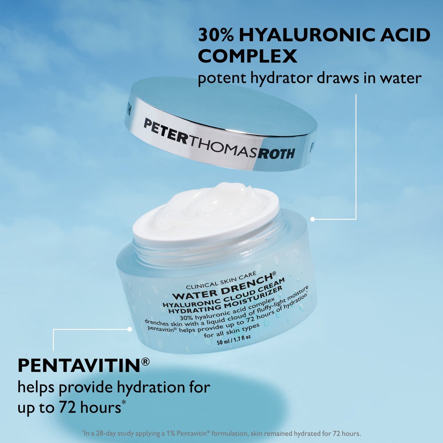 Water Drench Hyaluronic Cloud Cream Hydrating Moisturizer|1.7 fl oz
